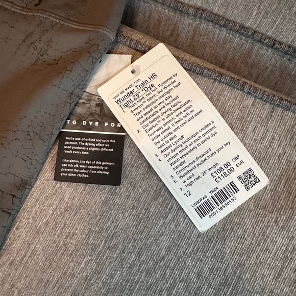 Lululemon Wunder Train HR Tight 25" Dye - Picture 5 of 5